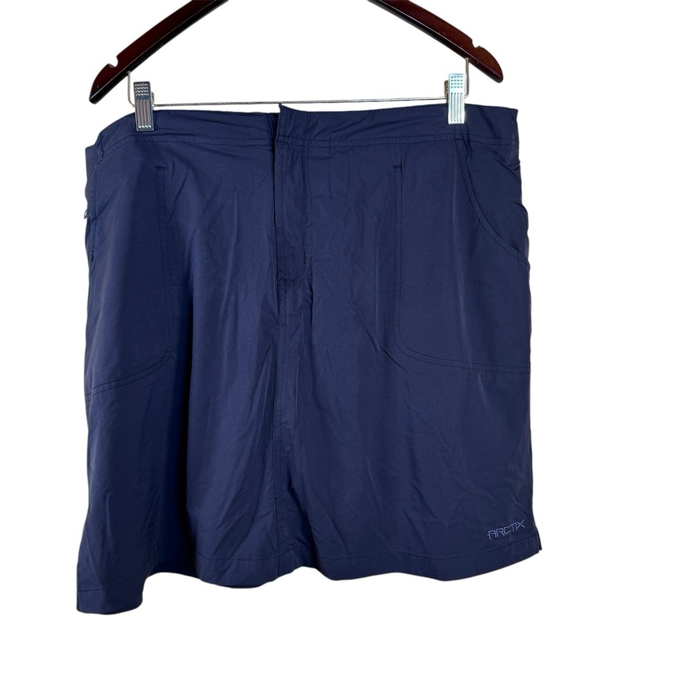 Arctix Womens Active‎ Skort Black Hiking Golf Athletic Skirt Size XL Gorpcore